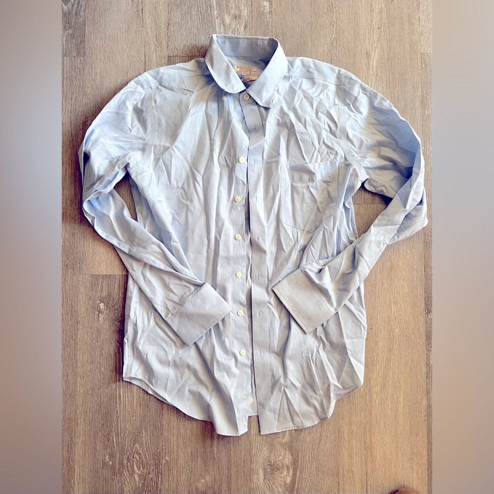 Merona Men's Sky Blue Dress Shirt